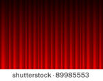 realistic red curtain....