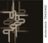 abstract shape of the line for...