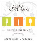 restaurant menu