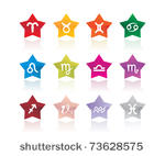vector astrological zodiac star ...