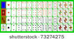 complete set of playing cards.