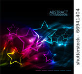 abstract background with stars