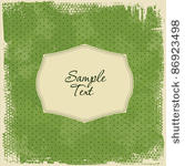 scrap template card   worn...