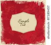 scrap template card   worn...