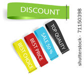 vector fabric tag label.