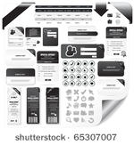 black elements for web