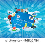 credit cards background