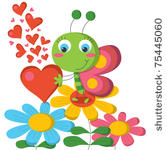 cute baby butterfly holding...