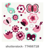 cute flowers   flying...