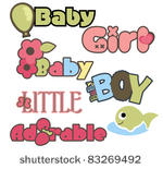 cute baby icons