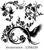 a set of 3 chinese floral...