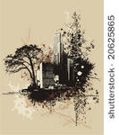 cityscape background with...