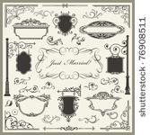 vector set of exquisite...