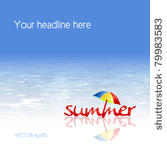beach background   vector...
