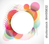 abstract colorful circles...