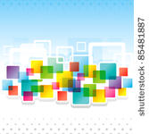 abstract colorful squares