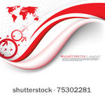 eps10 vector elegant red theme...