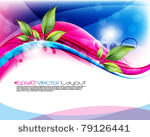 eps10 vector colorful wave and...