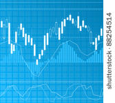 blue business background with...