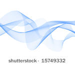 abstract blue ribbons