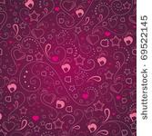 abstract background with hearts ...