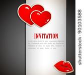 the valentine's day. invitation ...
