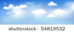 background with blue sky and...