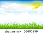 beautiful landscape with green...