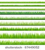 9 backgrounds of green grass ...