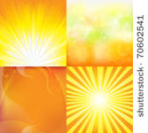 4 sunburst  and abstract...