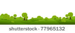 landscape panorama  isolated on ...