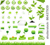 collection of eco elements ...