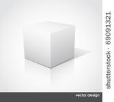 cube on a white background....