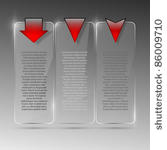 glass billboard. vector...