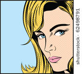 pop art woman   contains...