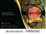 vector vintage damask gold...