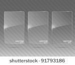 glass framework set. vector...