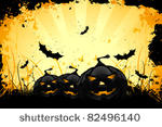 grungy halloween background...