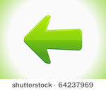 abstract green arrow icon...