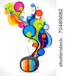 abstract colorful magical...
