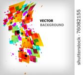 the abstract square colorful...