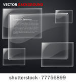 abstract vector glass plane on...