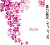 pink floral background