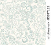seamless background with flower ...