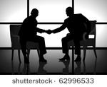 stock illustration of two men...