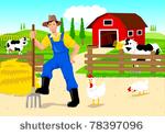 farmer in cartoon