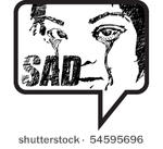 speech bubble sad