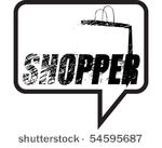 speech bubble shopper