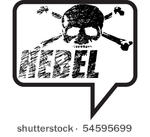 speech bubble rebel