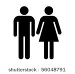 male and female sign vector